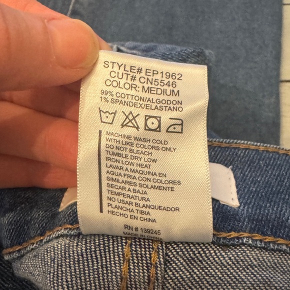 VIBRANT M.I.U. | Denim 80’s Pleated high waisted wide Mom Jean Junior Sz 1 (24) - Picture 7 of 7